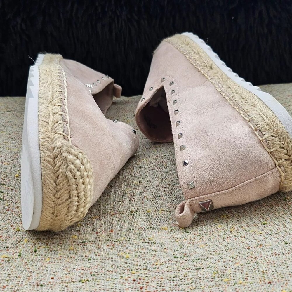 Marc Fisher Women shoes Loafer Slip On Light pink Suede fabric Size US 9.5 - Picture 8 of 11
